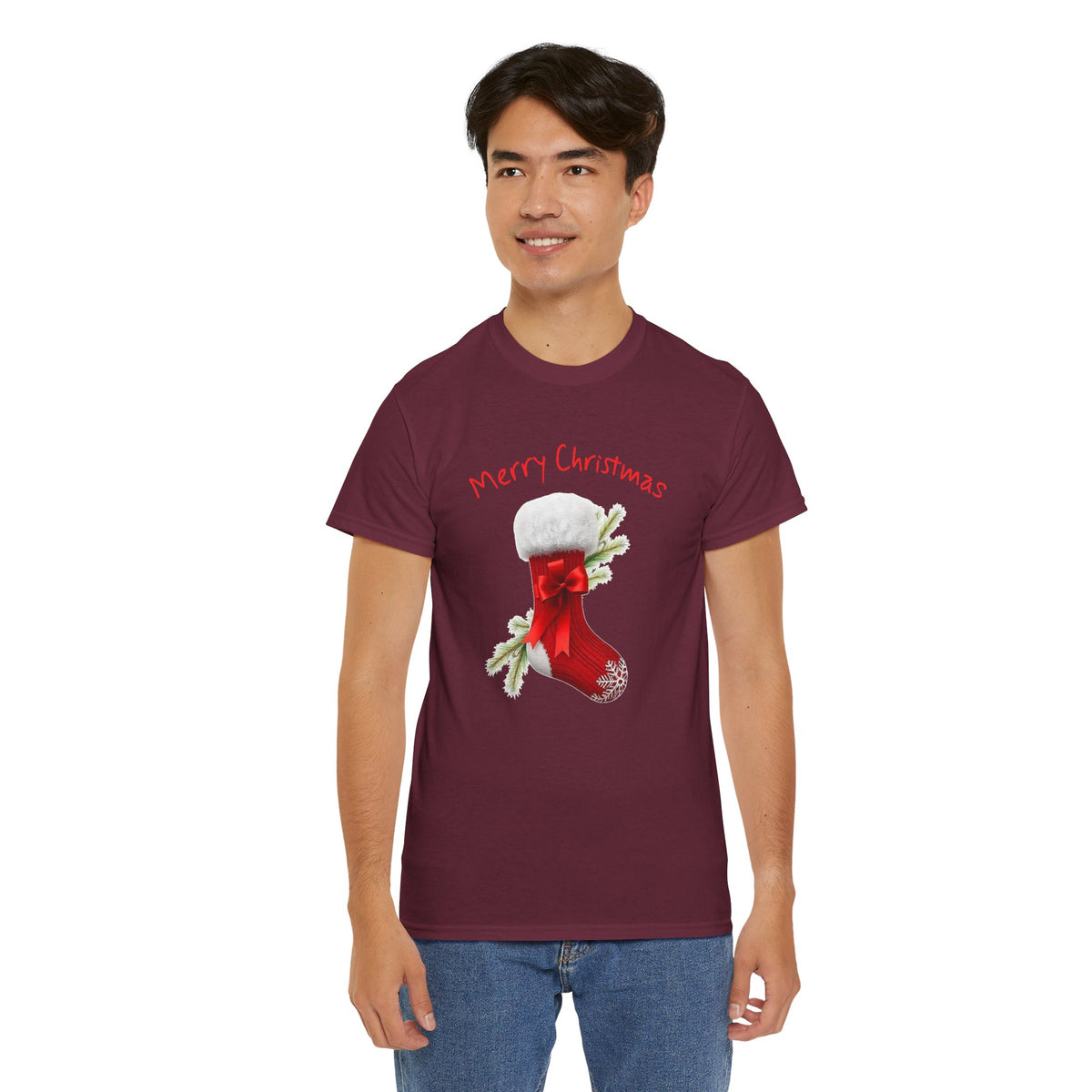 Holiday Stalking, Merry Christmas, Unisex Heavy Cotton Tee