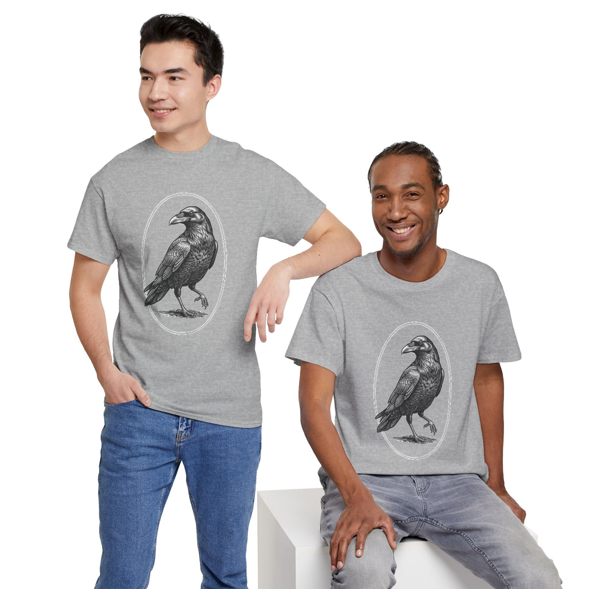 Raven Illustration T-Shirt