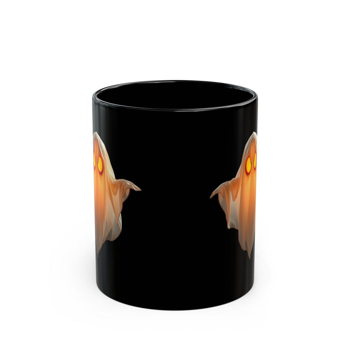 Glowing Ghost Halloween Mug