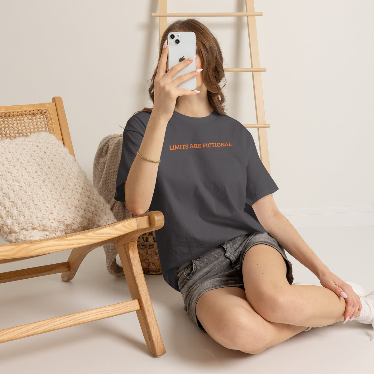 Limits Are Fictional, Motivation, Unisex Heavy Cotton Tee