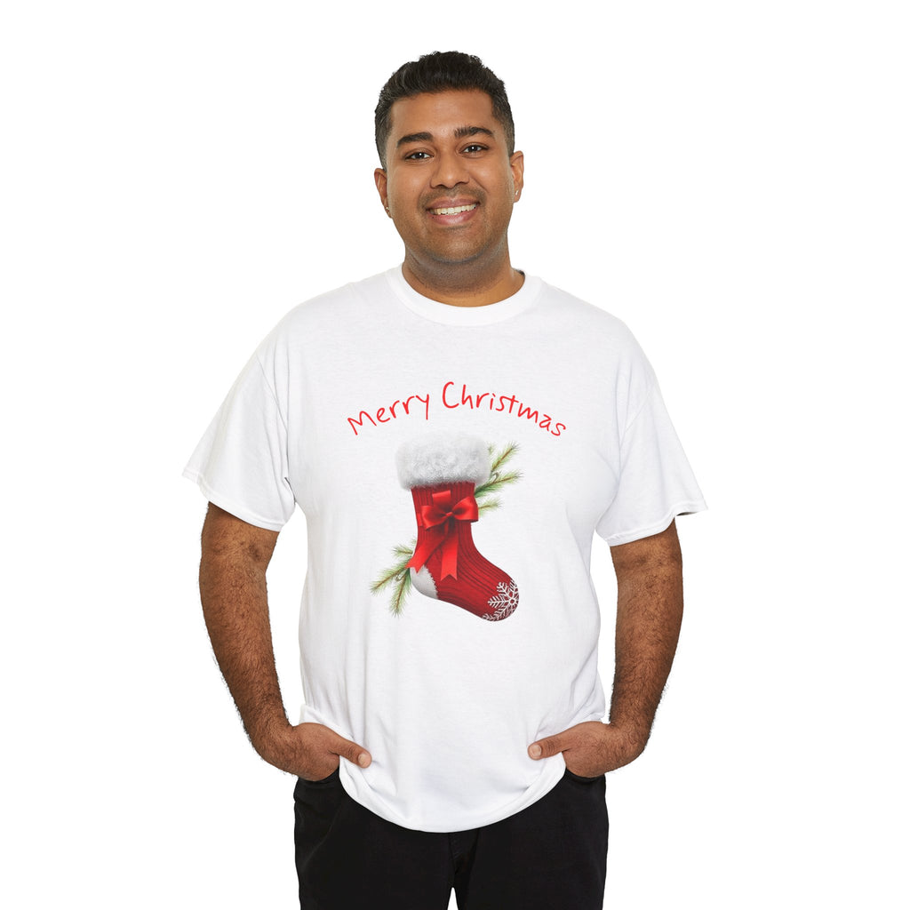 Holiday Stalking, Merry Christmas, Unisex Heavy Cotton Tee