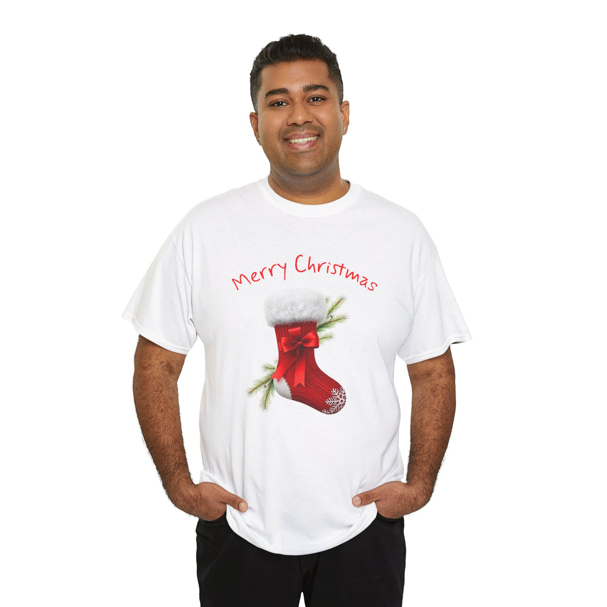 Holiday Stalking, Merry Christmas, Unisex Heavy Cotton Tee