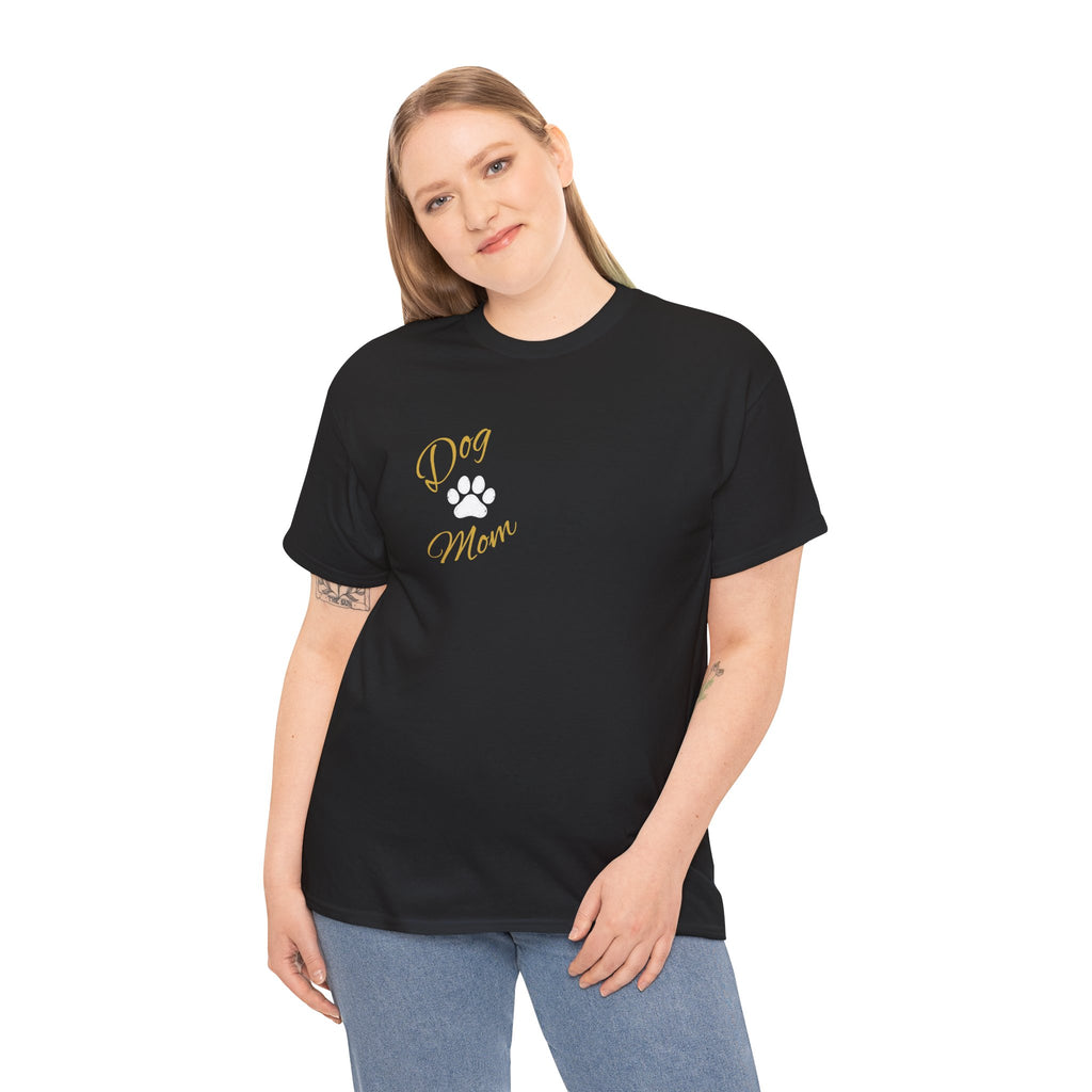 Dog Mom Tee, Unisex Heavy Cotton Tee