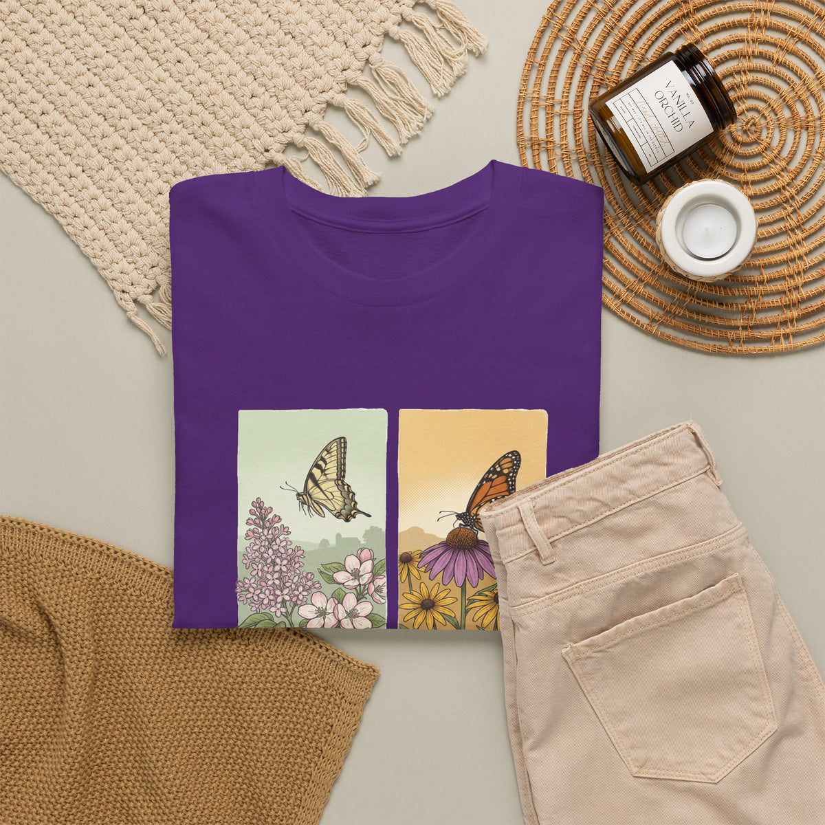 Botanical Butterfly Garden T-Shirt