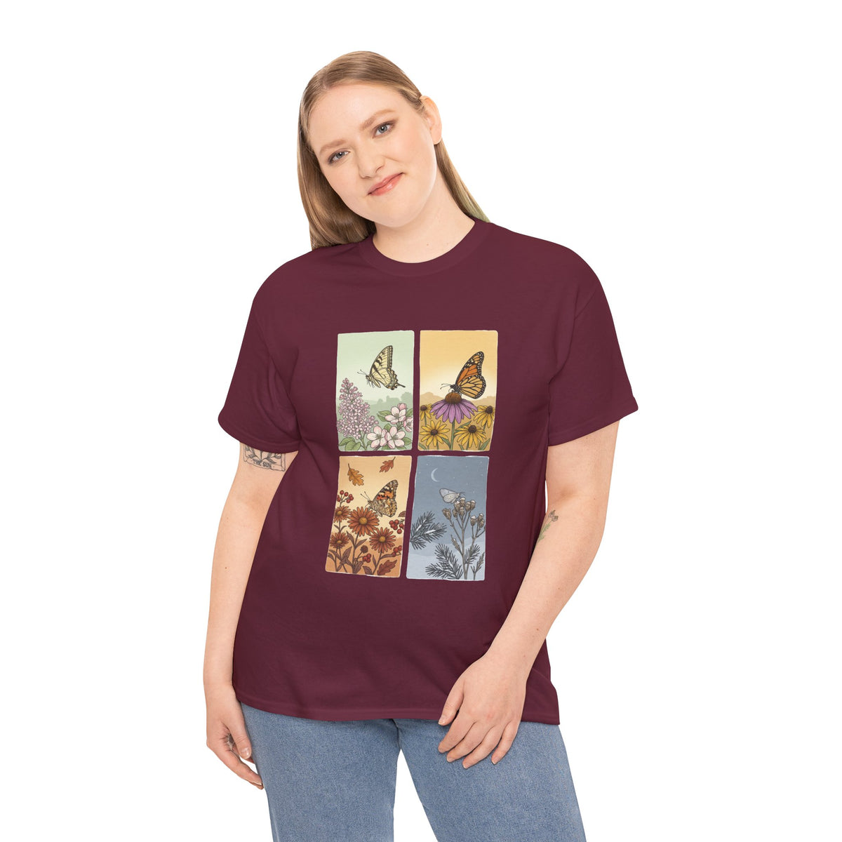 Botanical Butterfly Garden T-Shirt