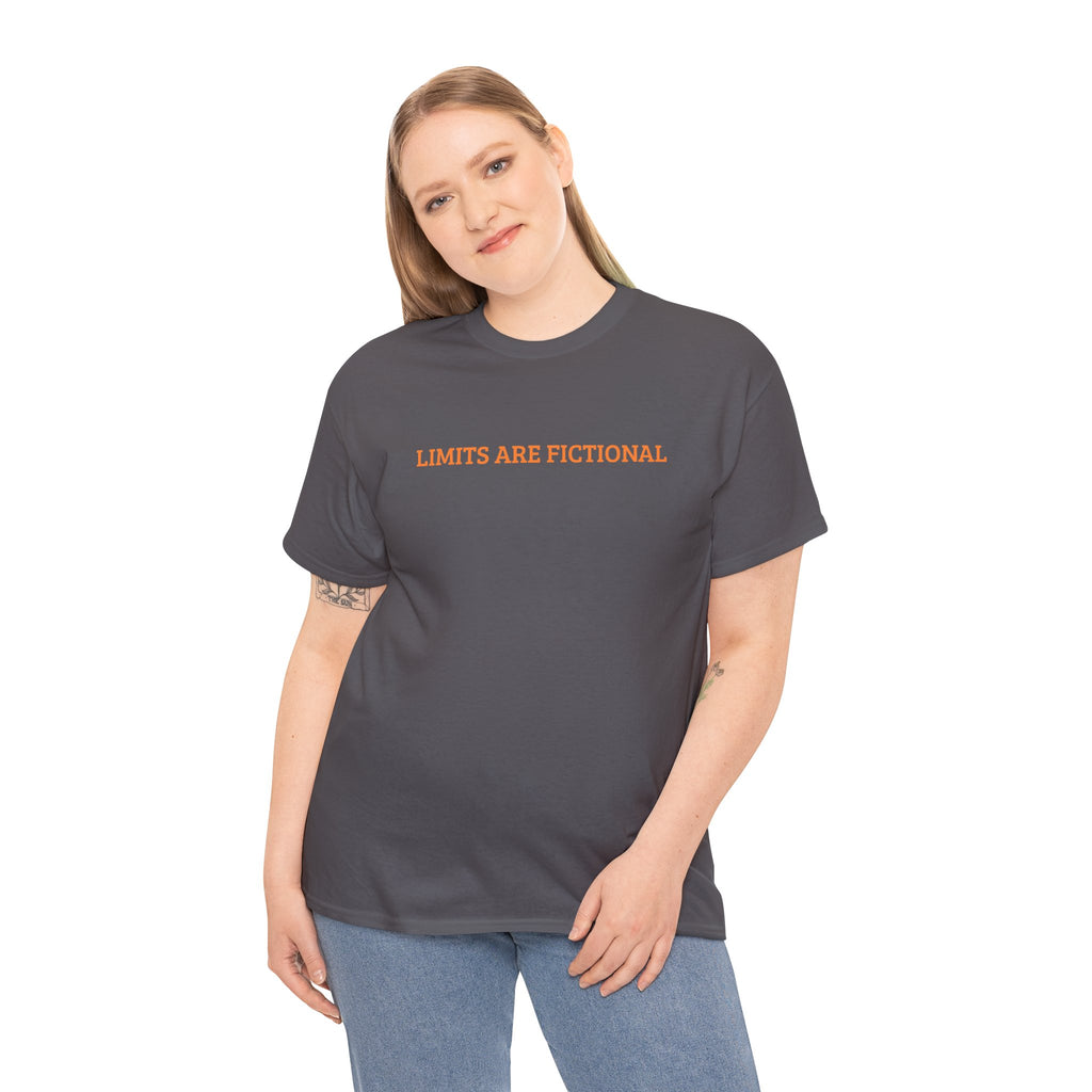 Limits Are Fictional, Motivation, Unisex Heavy Cotton Tee