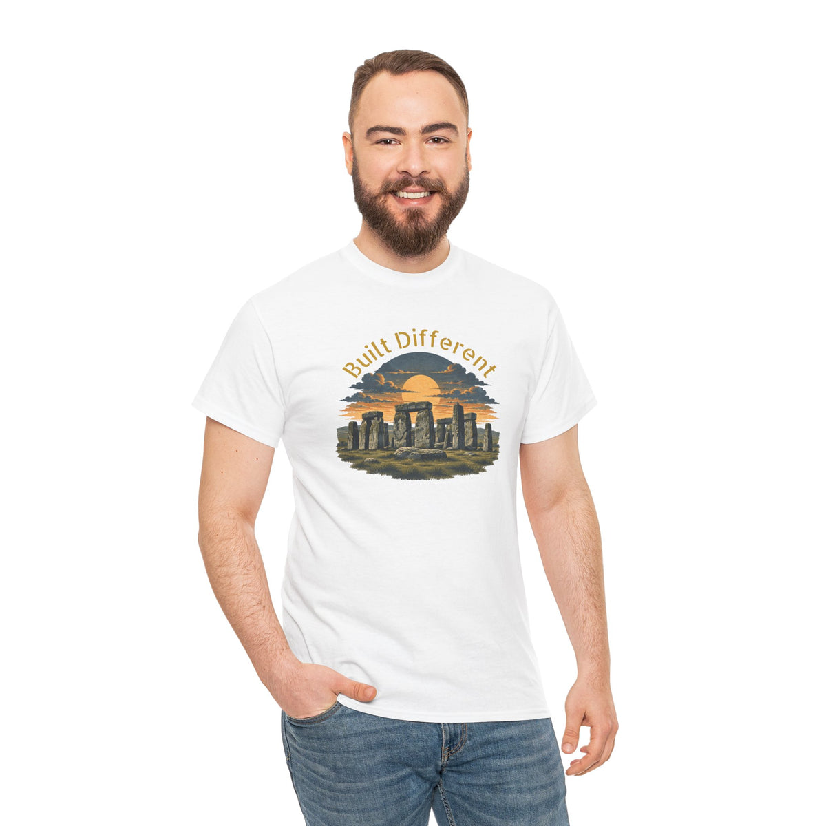 Built Different, Unisex Heavy Cotton Tee