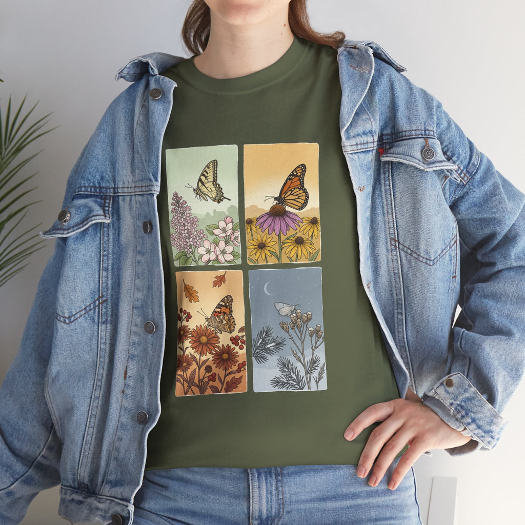 Botanical Butterfly Garden T-Shirt