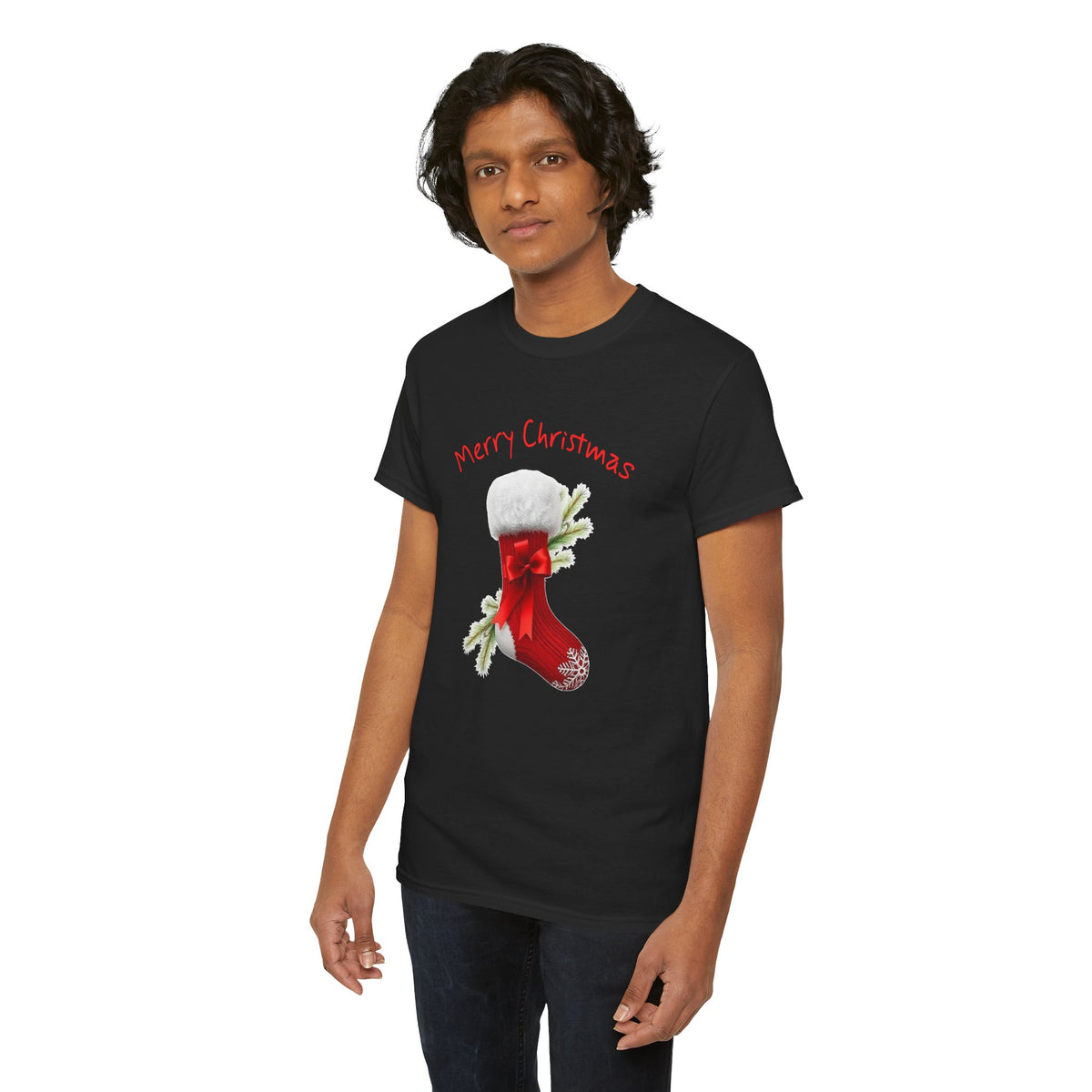 Holiday Stalking, Merry Christmas, Unisex Heavy Cotton Tee