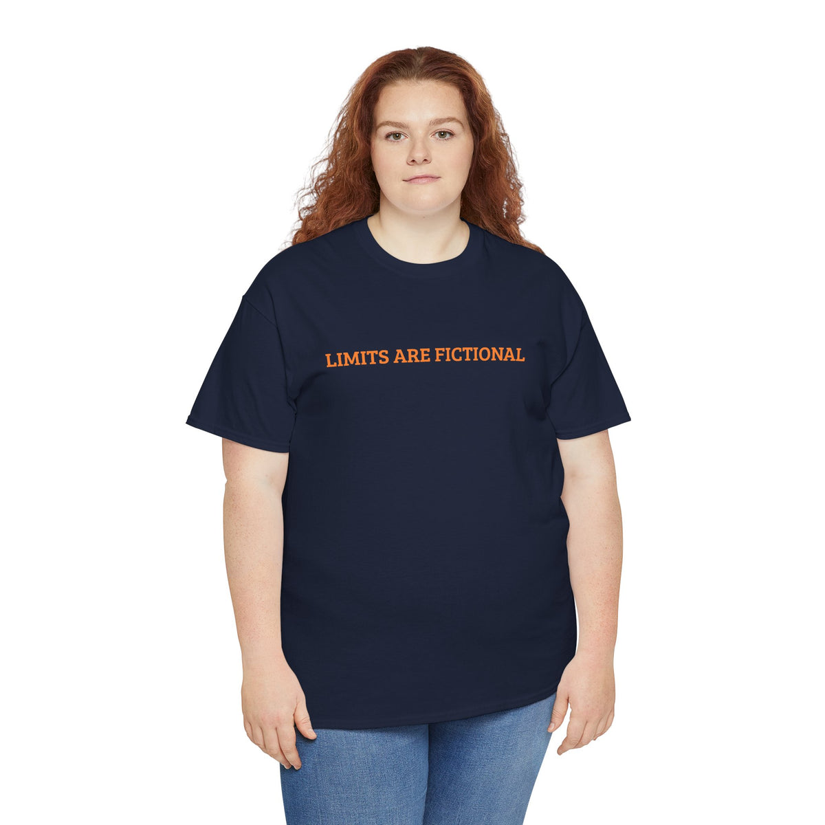 Limits Are Fictional, Motivation, Unisex Heavy Cotton Tee