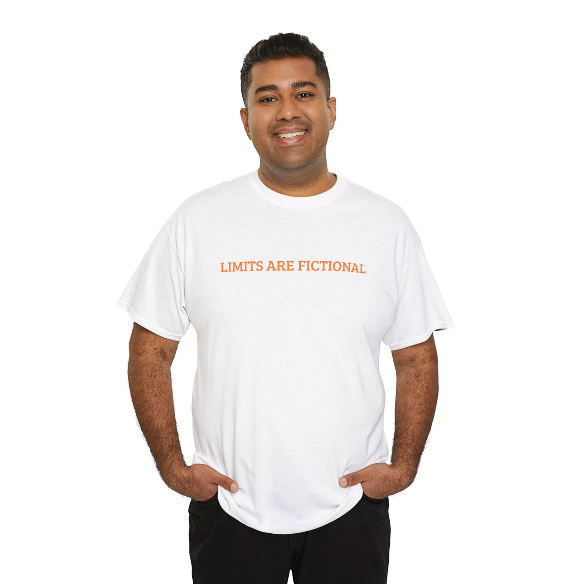 Limits Are Fictional, Motivation, Unisex Heavy Cotton Tee