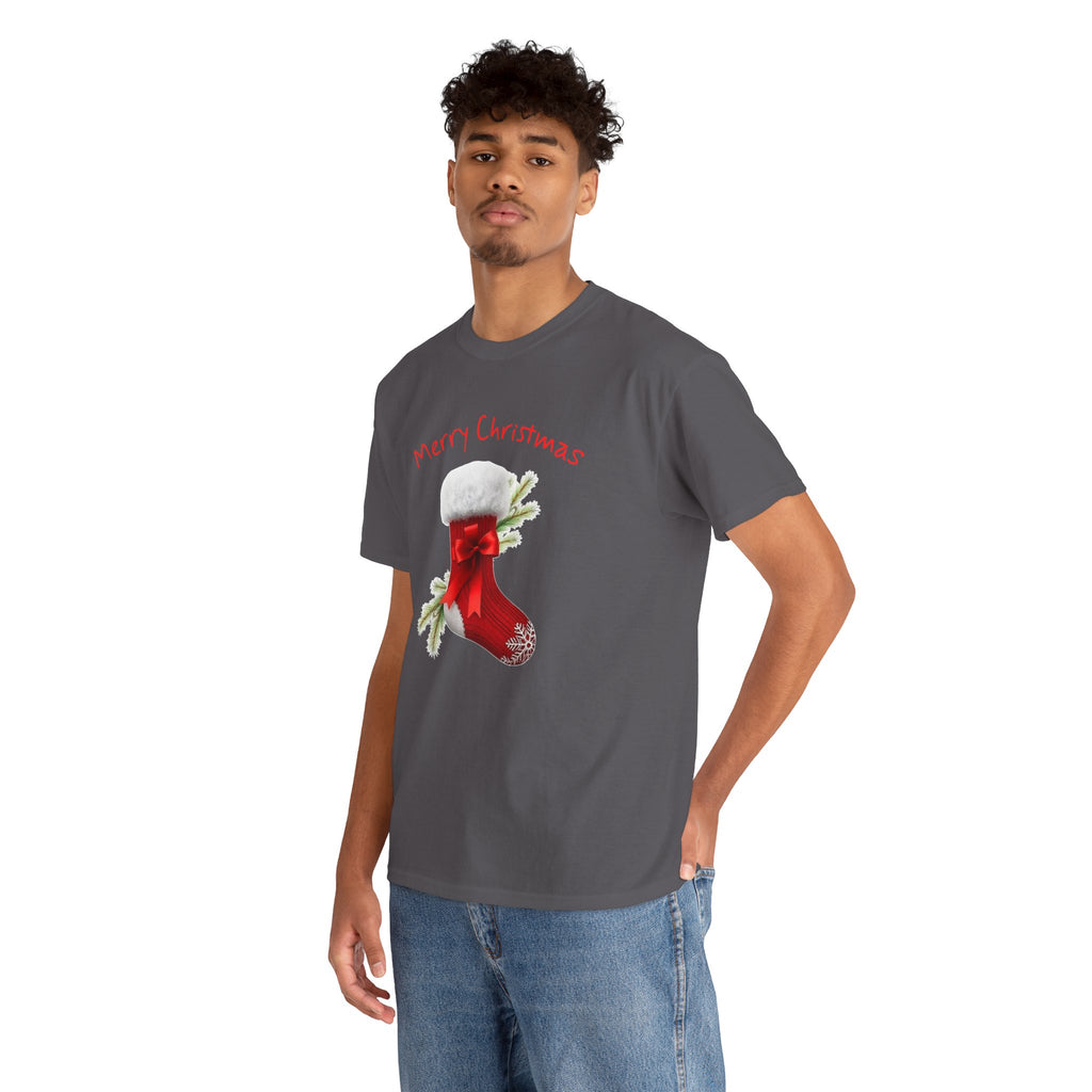 Holiday Stalking, Merry Christmas, Unisex Heavy Cotton Tee