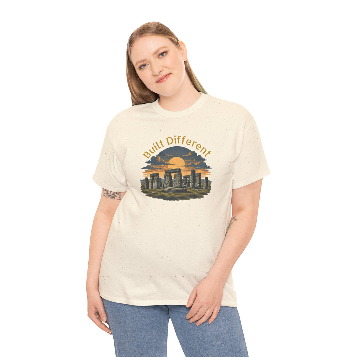 Built Different, Unisex Heavy Cotton Tee