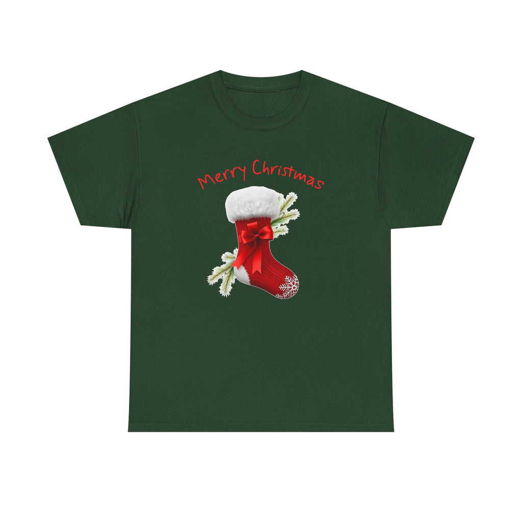 Holiday Stalking, Merry Christmas, Unisex Heavy Cotton Tee