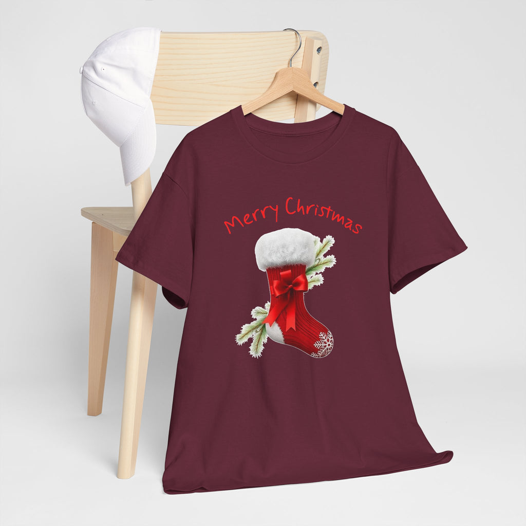 Holiday Stalking, Merry Christmas, Unisex Heavy Cotton Tee
