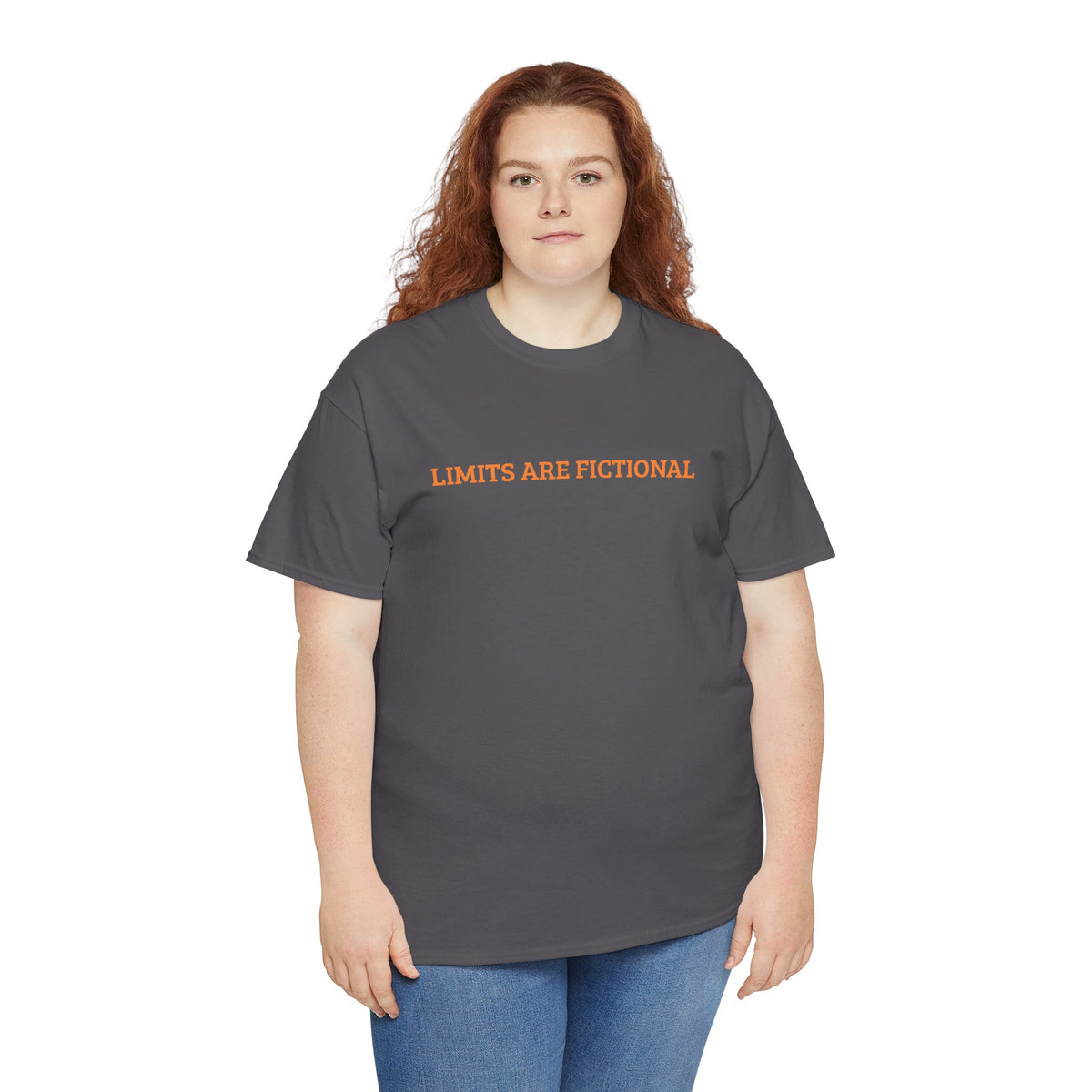 Limits Are Fictional, Motivation, Unisex Heavy Cotton Tee