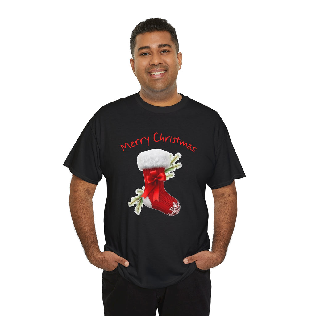 Holiday Stalking, Merry Christmas, Unisex Heavy Cotton Tee