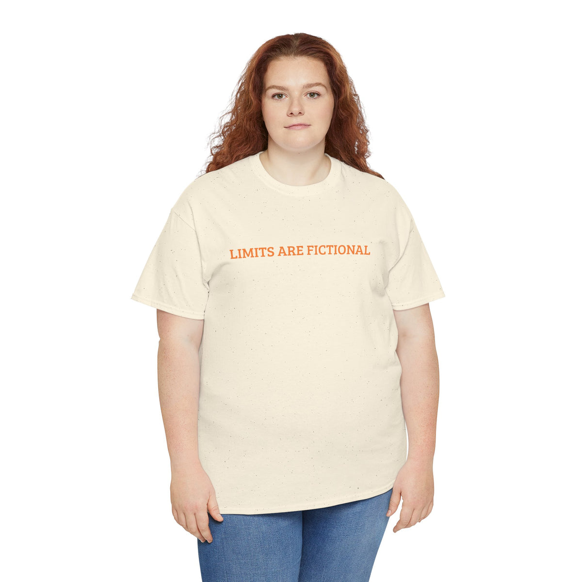 Limits Are Fictional, Motivation, Unisex Heavy Cotton Tee