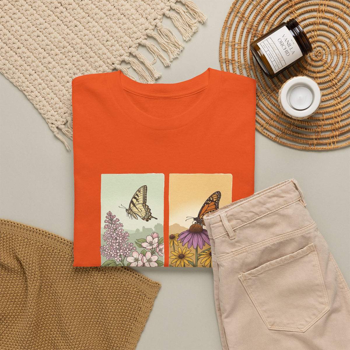 Botanical Butterfly Garden T-Shirt
