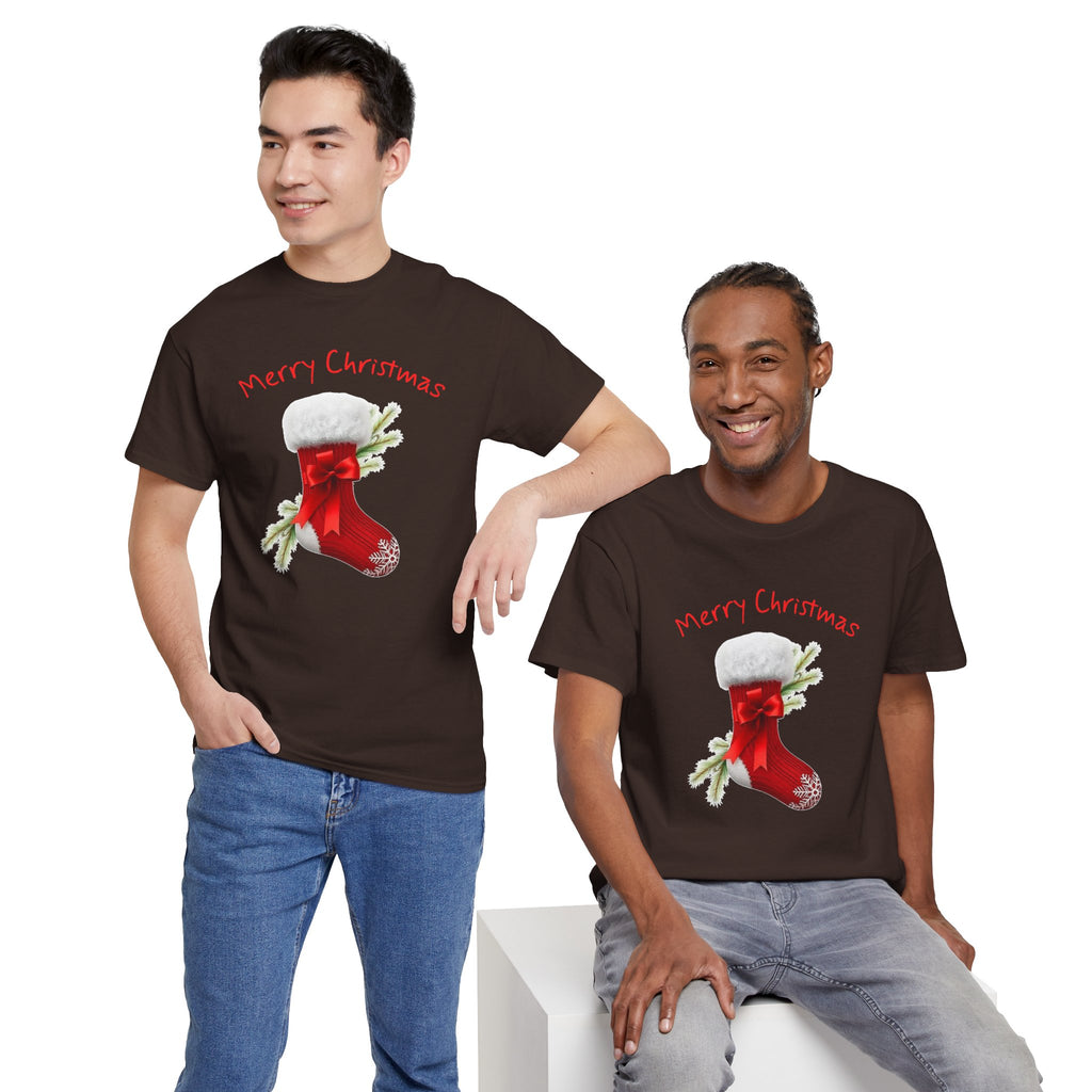 Holiday Stalking, Merry Christmas, Unisex Heavy Cotton Tee