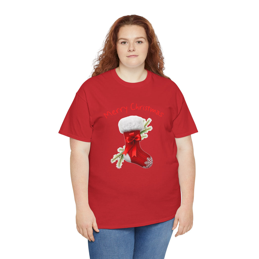 Holiday Stalking, Merry Christmas, Unisex Heavy Cotton Tee