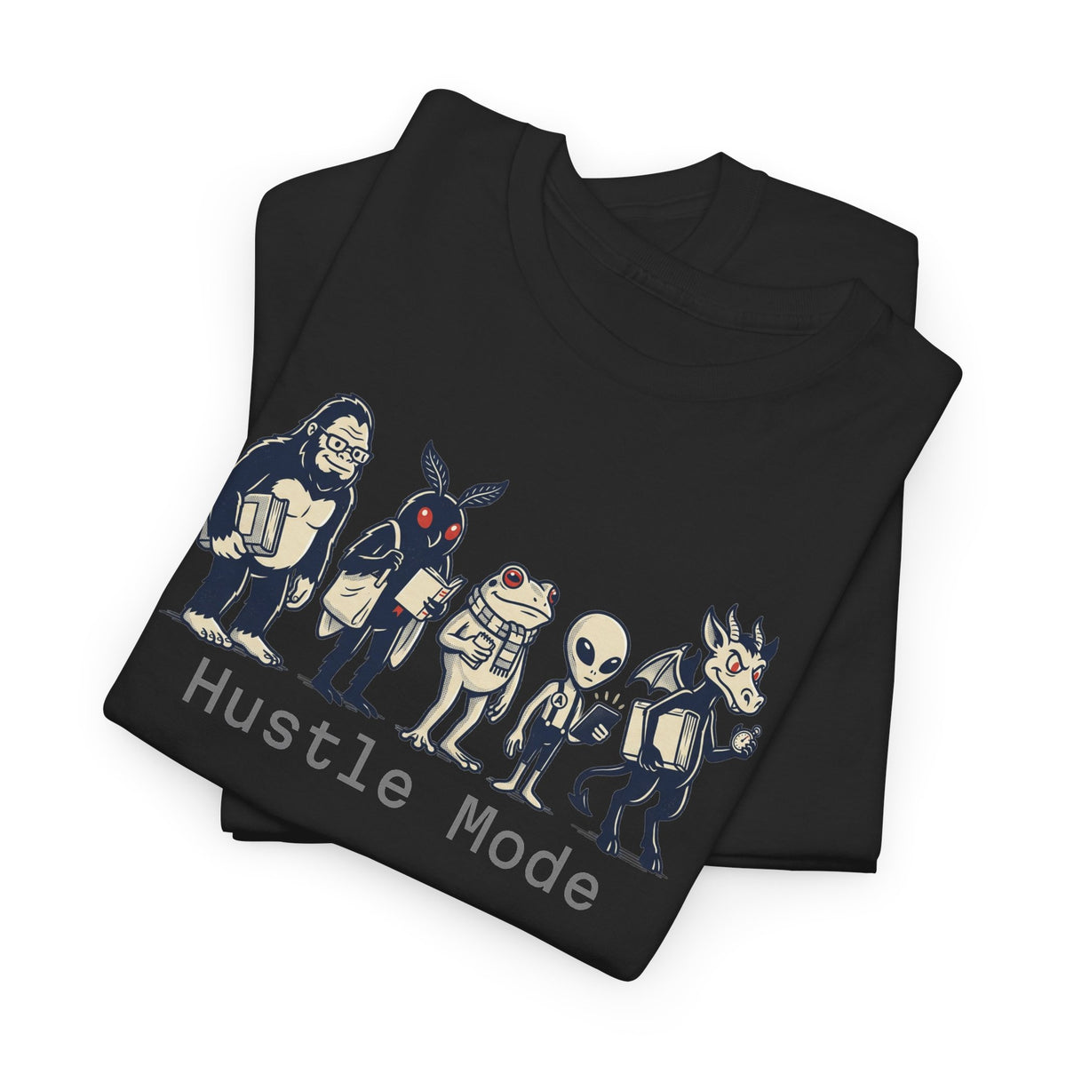 Hustle Mode Character Graphic T-Shirt