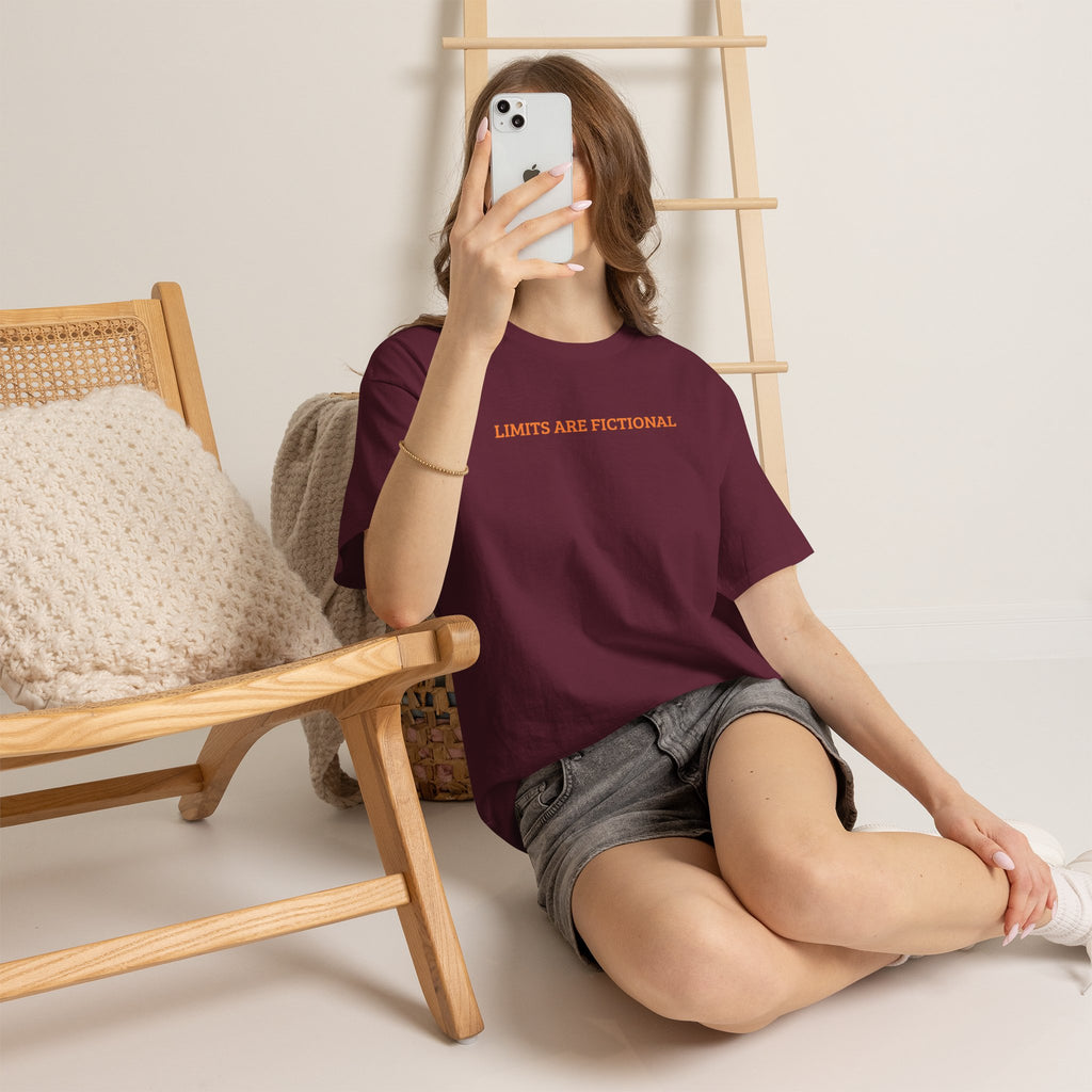 Limits Are Fictional, Motivation, Unisex Heavy Cotton Tee