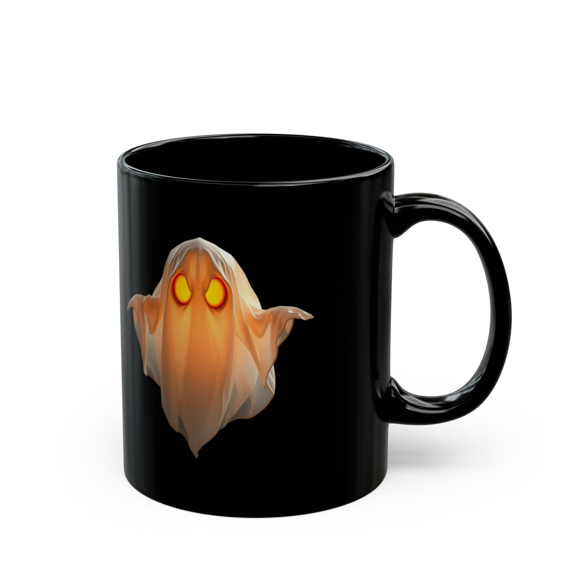 Glowing Ghost Halloween Mug