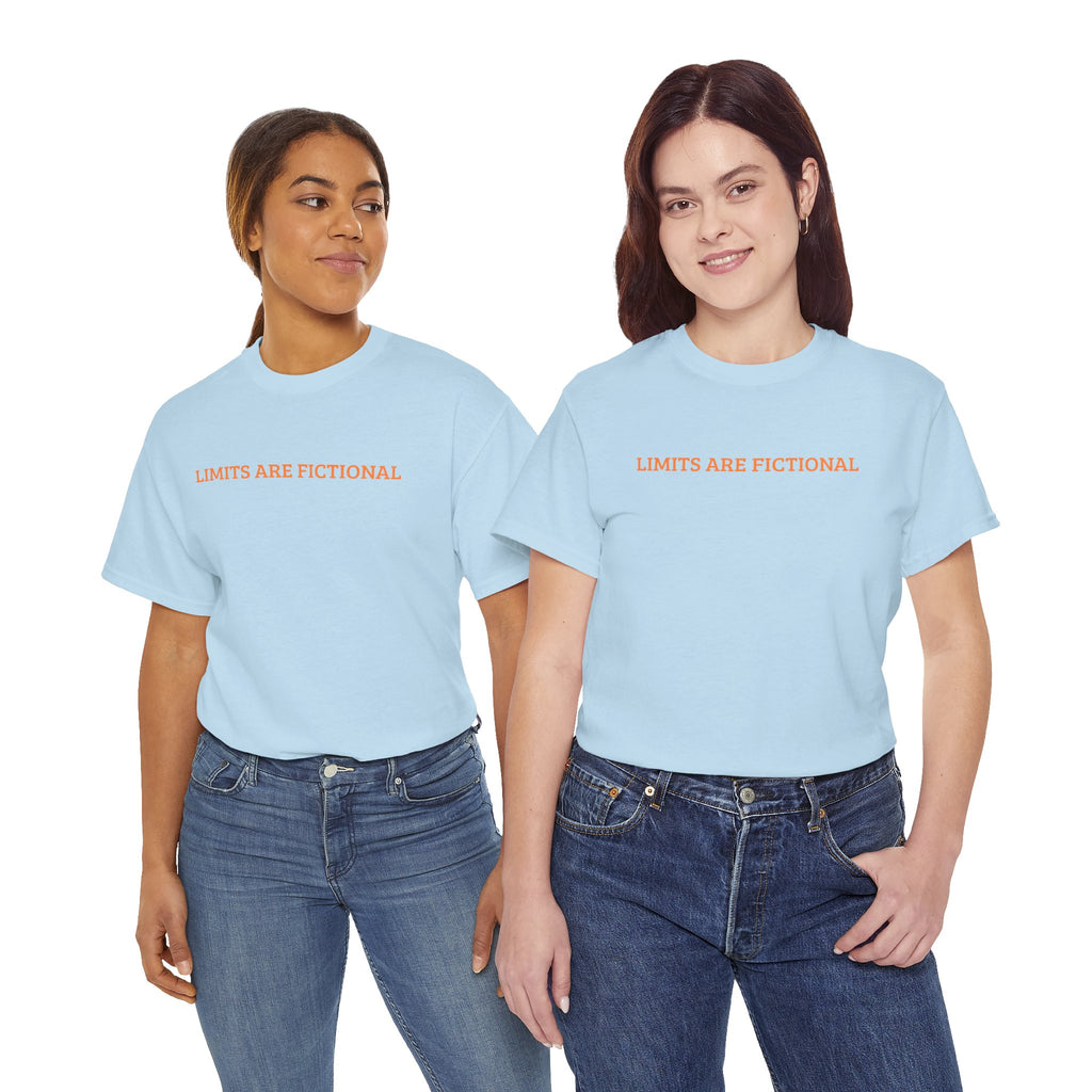Limits Are Fictional, Motivation, Unisex Heavy Cotton Tee