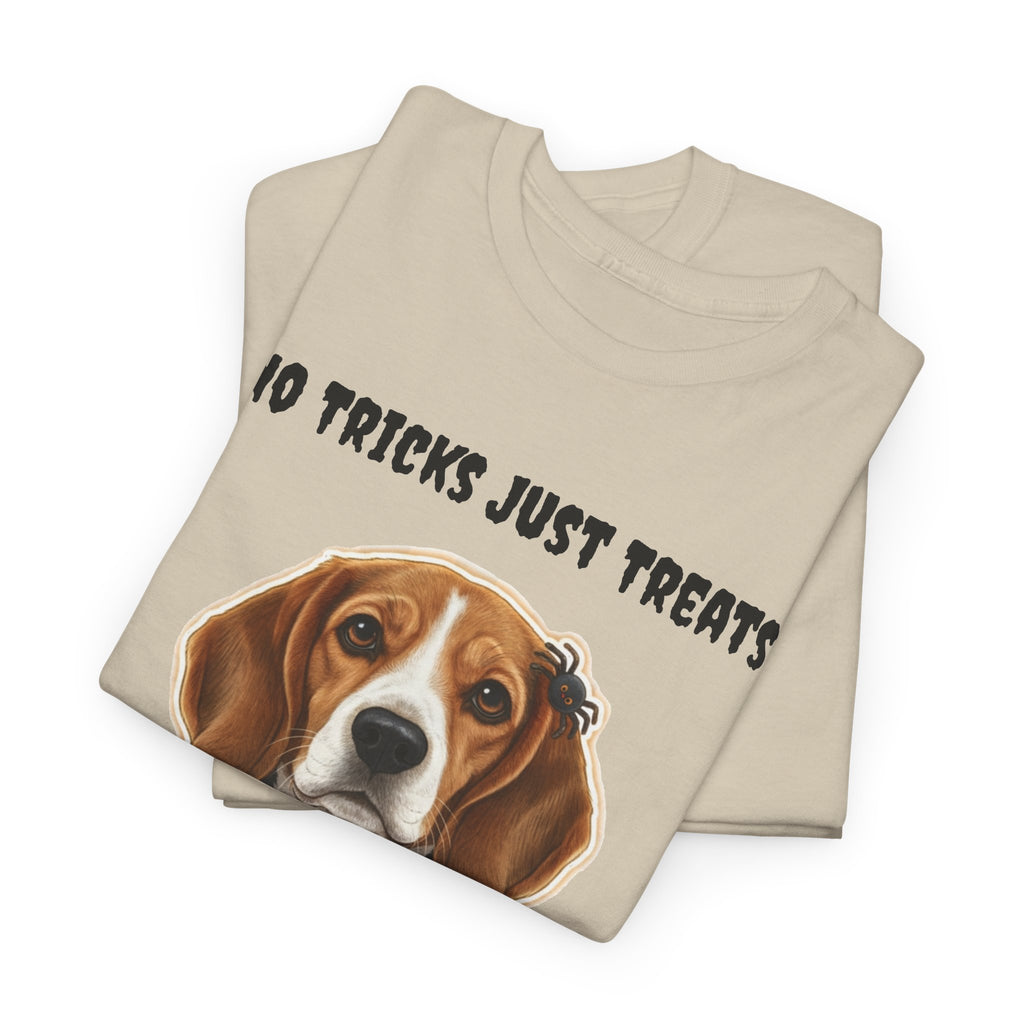 No Tricks Just Treats Beagle Halloween T-Shirt – Stay Weird Goods
