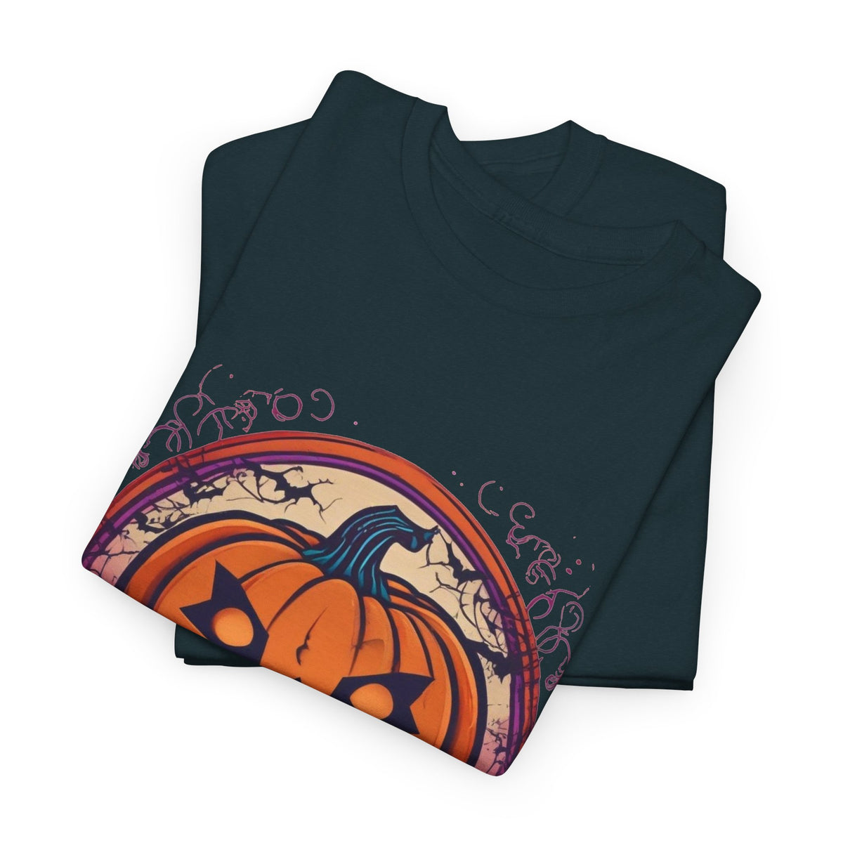 Halloween Jack-O-Lantern Heavy Cotton Tee