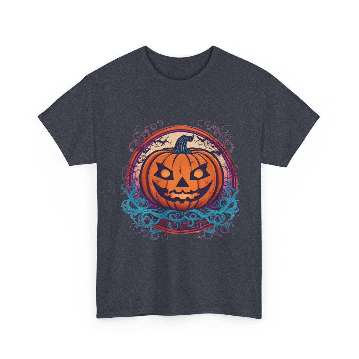 Halloween Jack-O-Lantern Heavy Cotton Tee