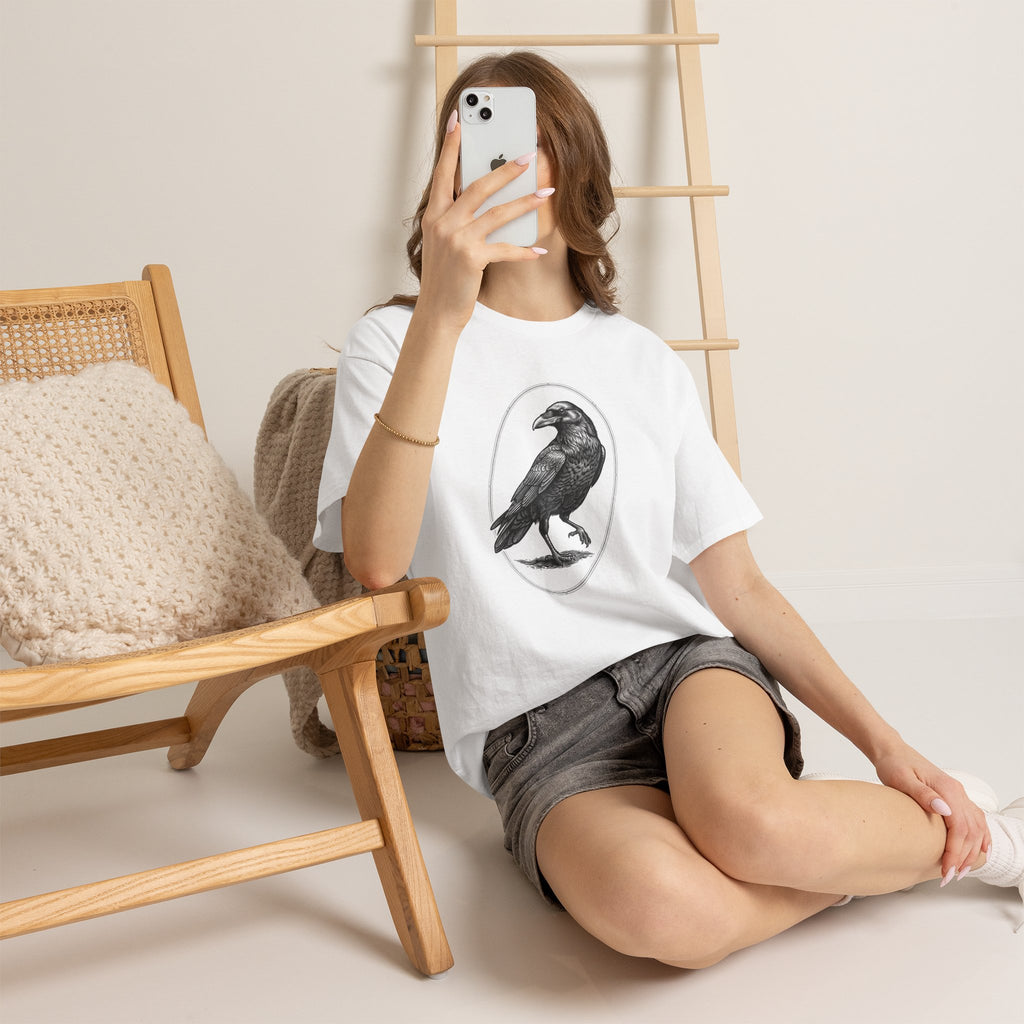 Raven Illustration T-Shirt