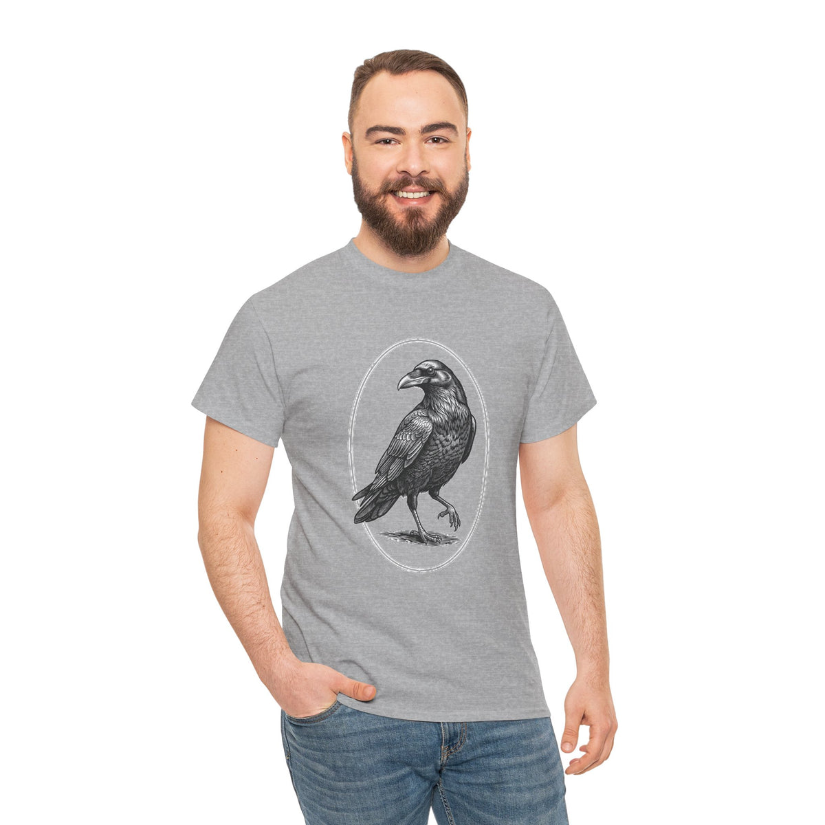 Raven Illustration T-Shirt