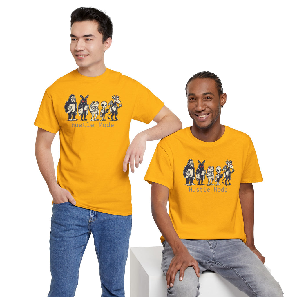 Hustle Mode Character Graphic T-Shirt