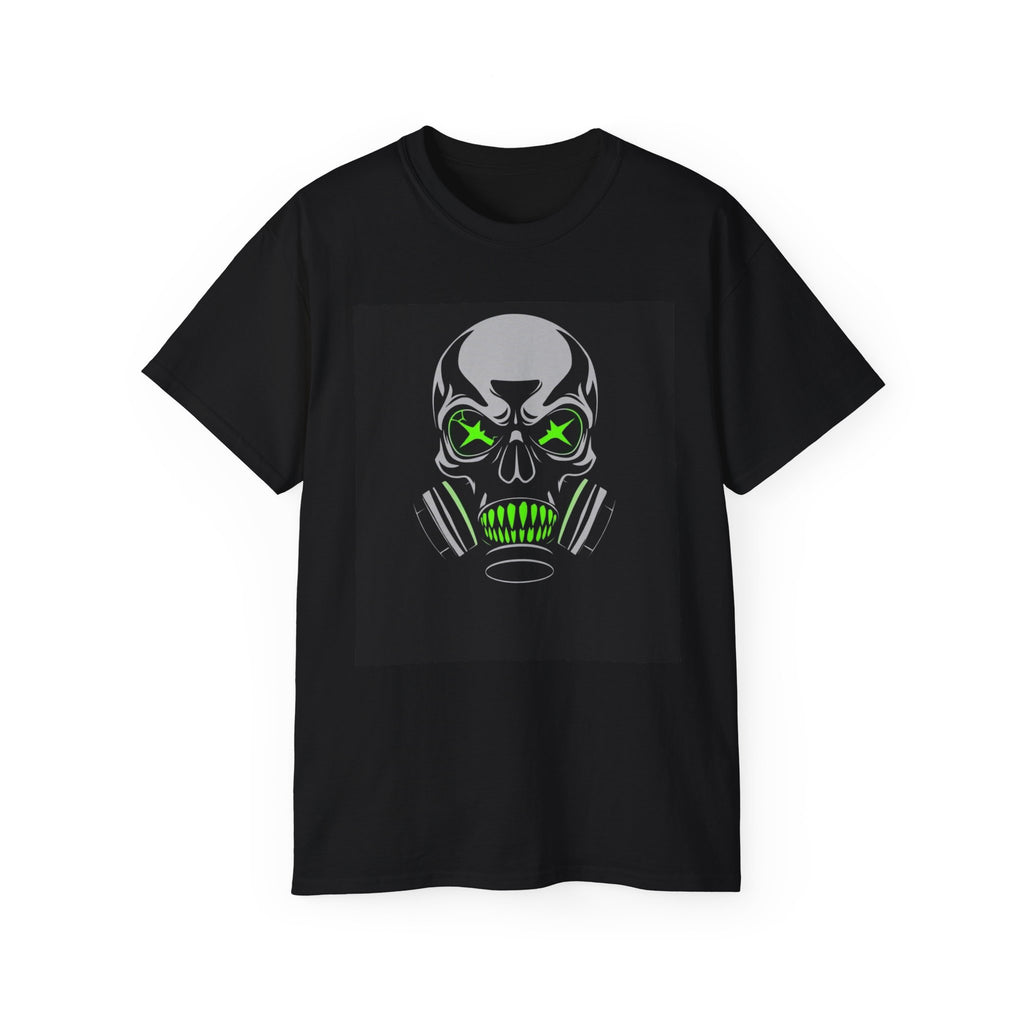 Gas Mask Skull Halloween T-Shirt