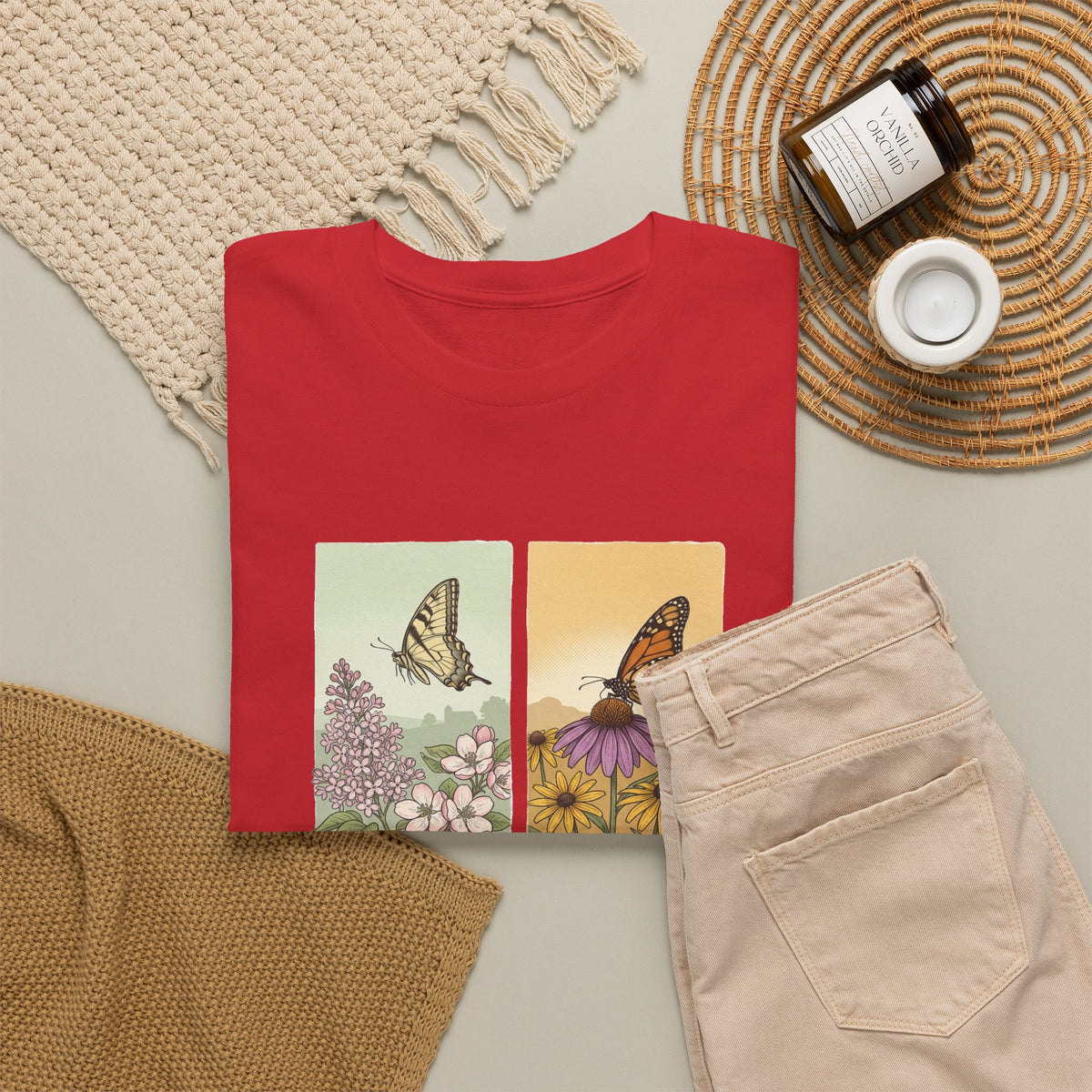 Botanical Butterfly Garden T-Shirt