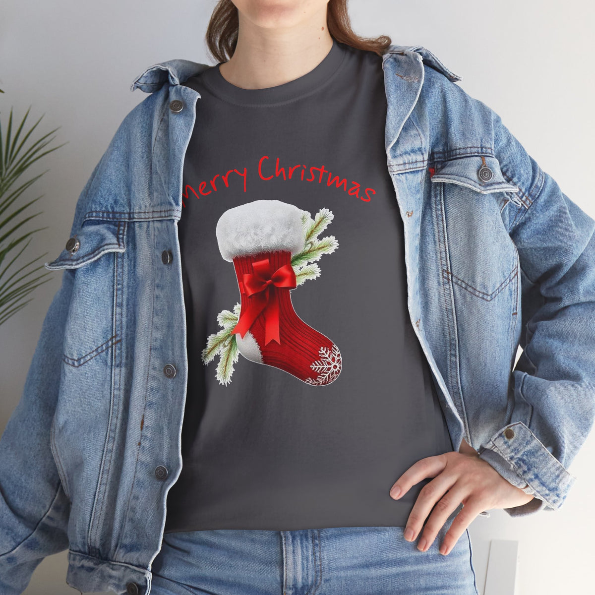 Holiday Stalking, Merry Christmas, Unisex Heavy Cotton Tee