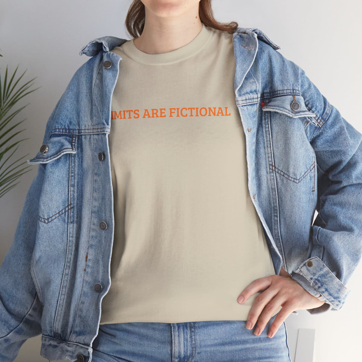 Limits Are Fictional, Motivation, Unisex Heavy Cotton Tee