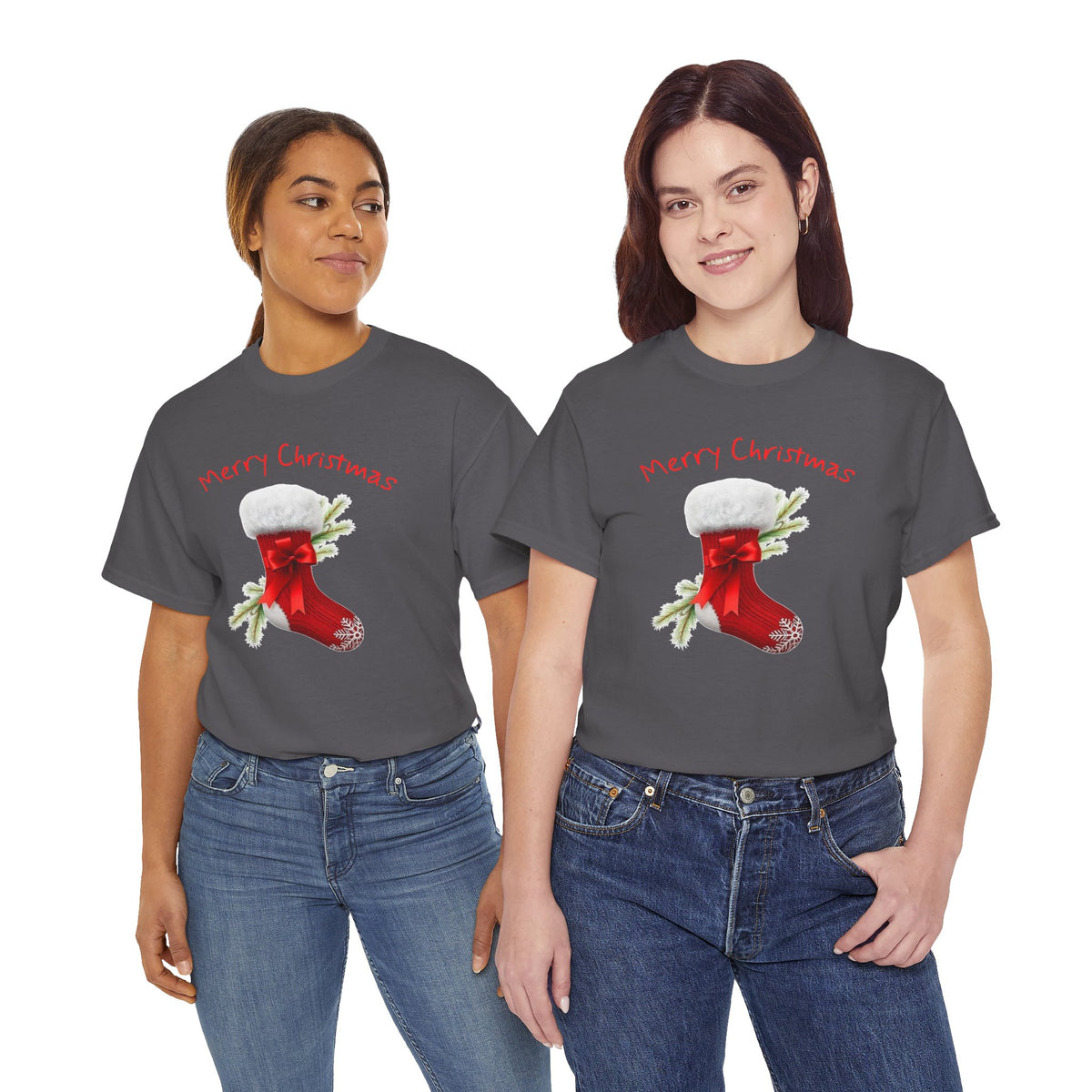 Holiday Stalking, Merry Christmas, Unisex Heavy Cotton Tee