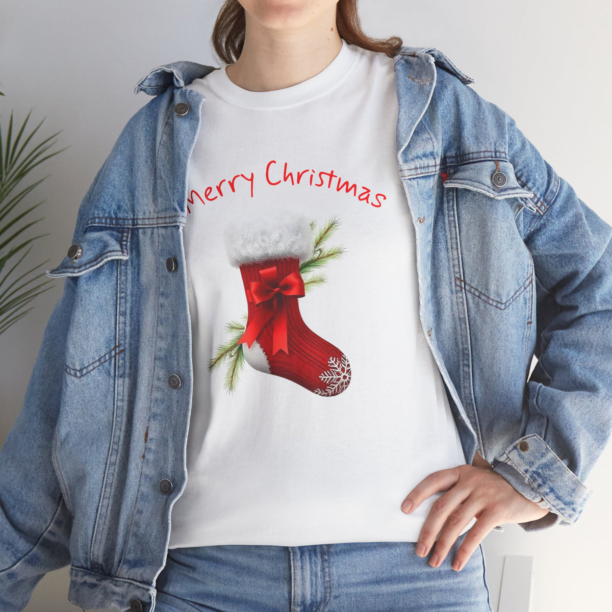 Holiday Stalking, Merry Christmas, Unisex Heavy Cotton Tee