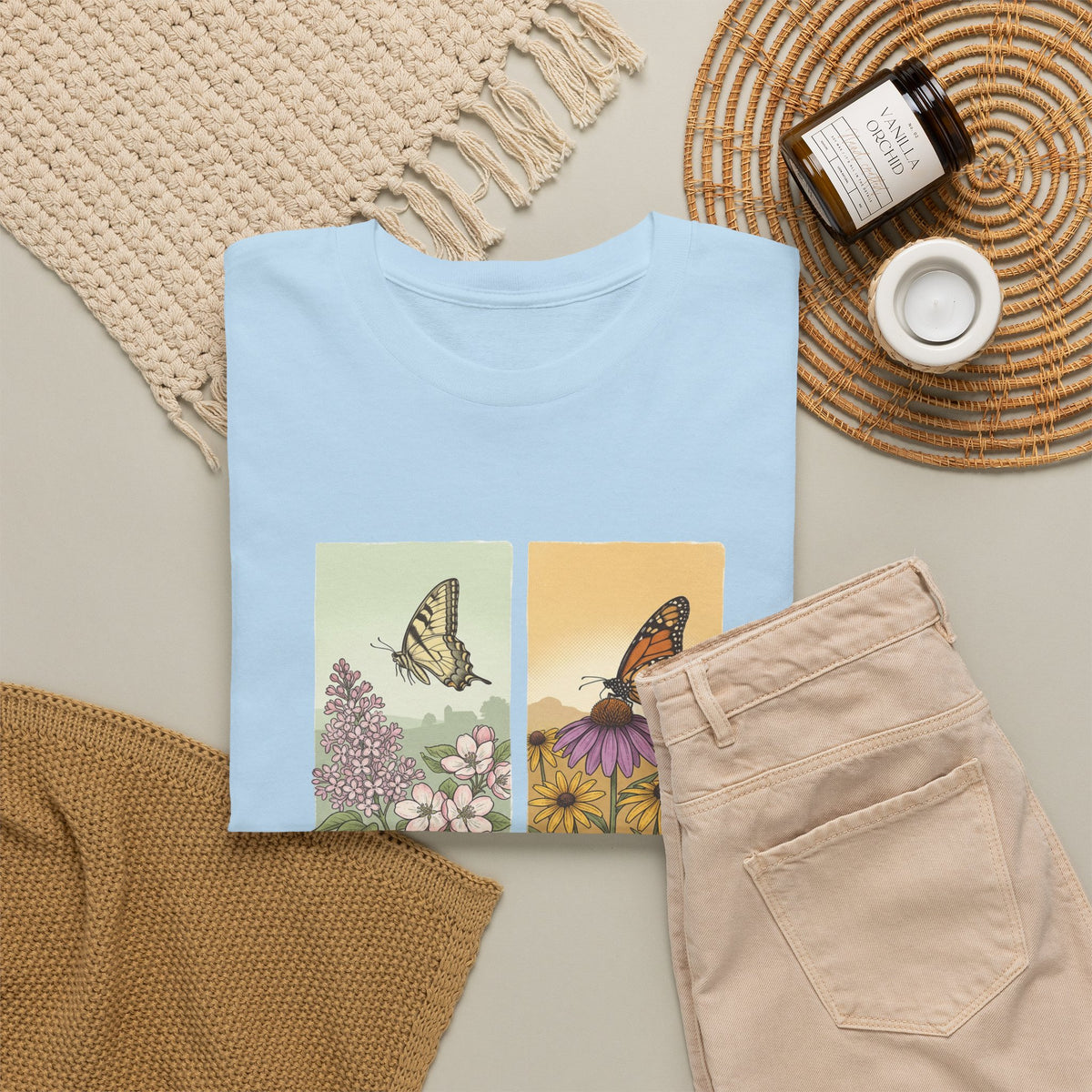 Botanical Butterfly Garden T-Shirt