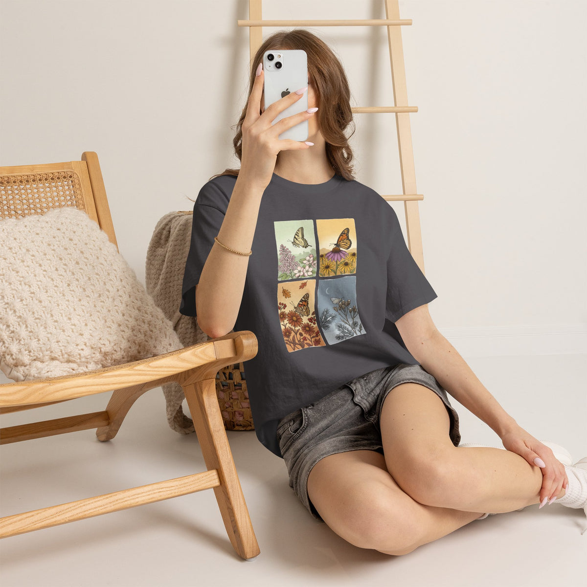 Botanical Butterfly Garden T-Shirt