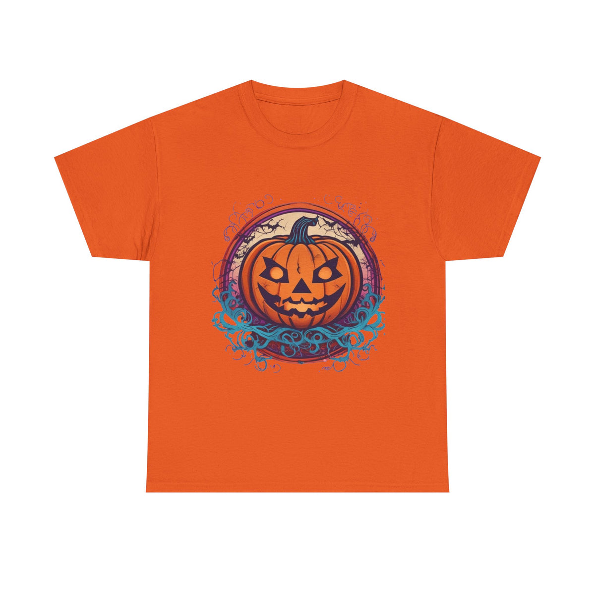 Halloween Jack-O-Lantern Heavy Cotton Tee