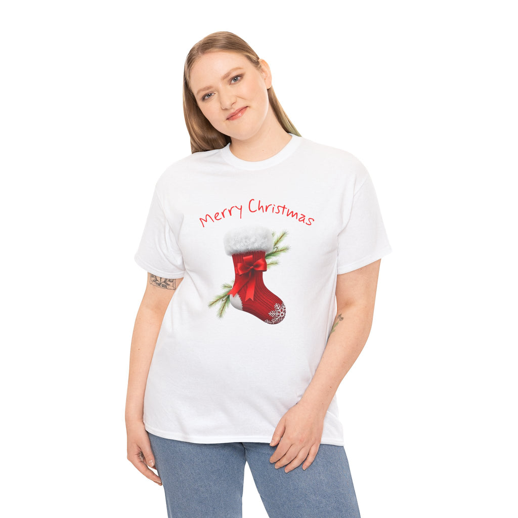 Holiday Stalking, Merry Christmas, Unisex Heavy Cotton Tee