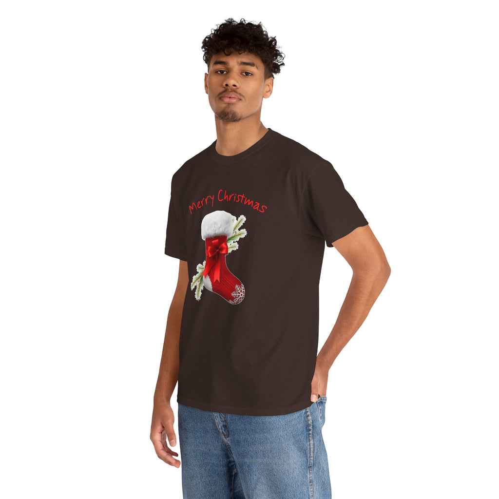 Holiday Stalking, Merry Christmas, Unisex Heavy Cotton Tee