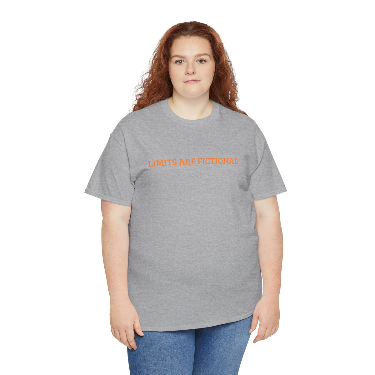 Limits Are Fictional, Motivation, Unisex Heavy Cotton Tee