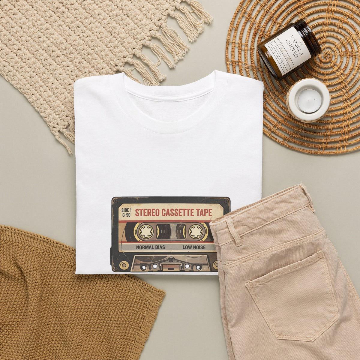 1980s Cassette Tape Retro T-Shirt