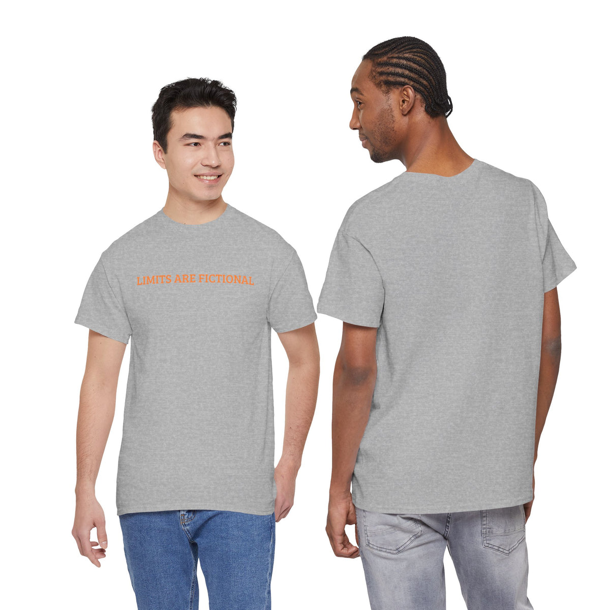 Limits Are Fictional, Motivation, Unisex Heavy Cotton Tee