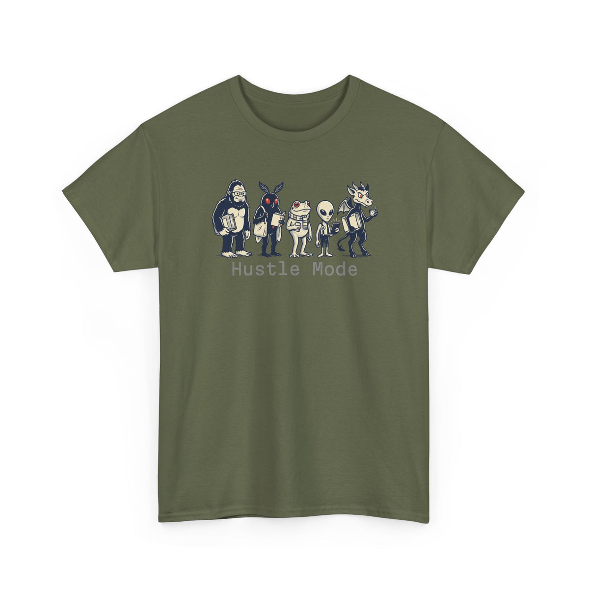 Hustle Mode Character Graphic T-Shirt
